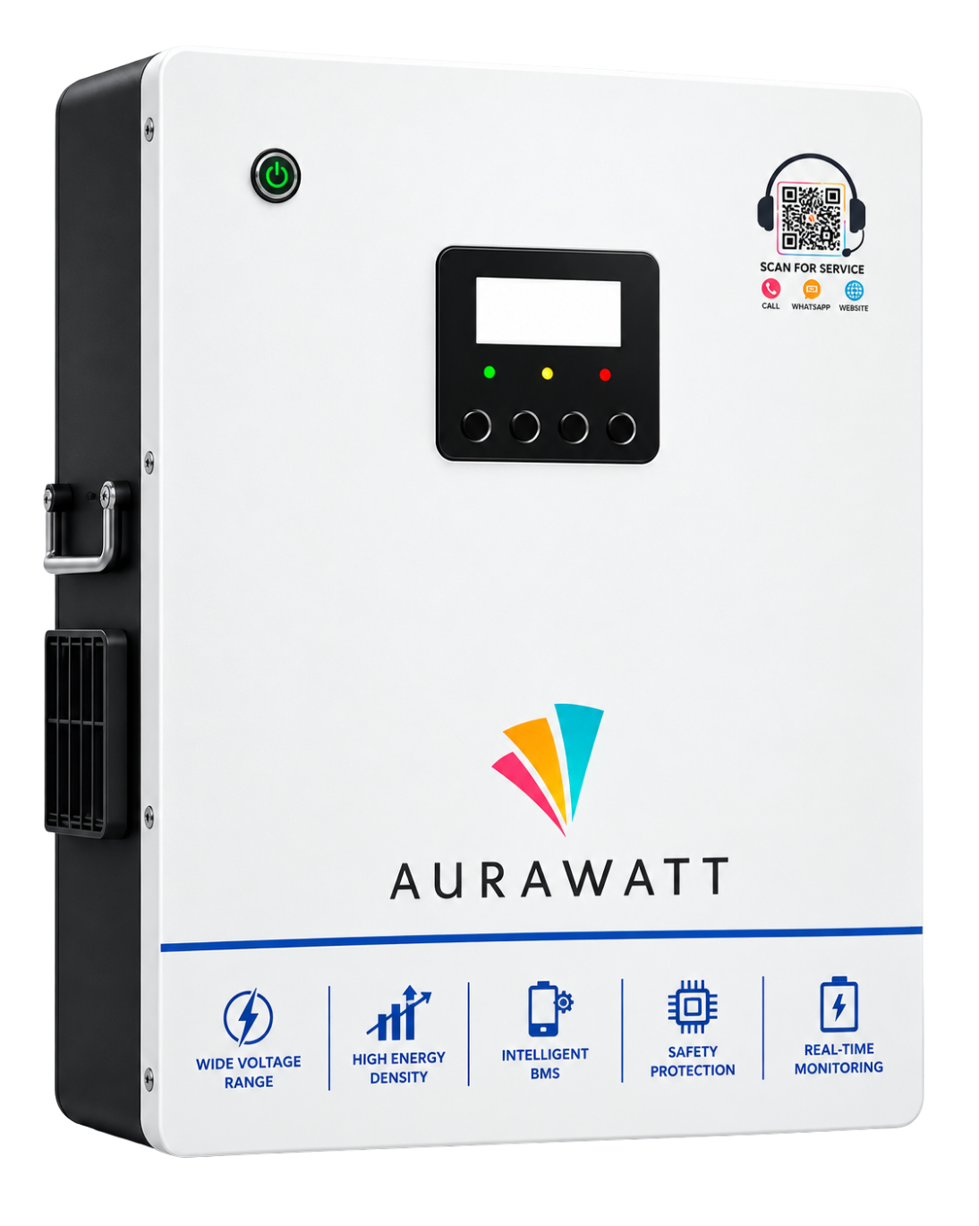 Aurawatt LFP battery storage